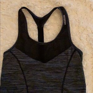 Reebok dry fit workout mesh insert tank top